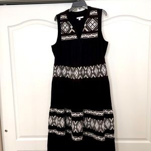 Chico’s black/silver dress size 3 (16)